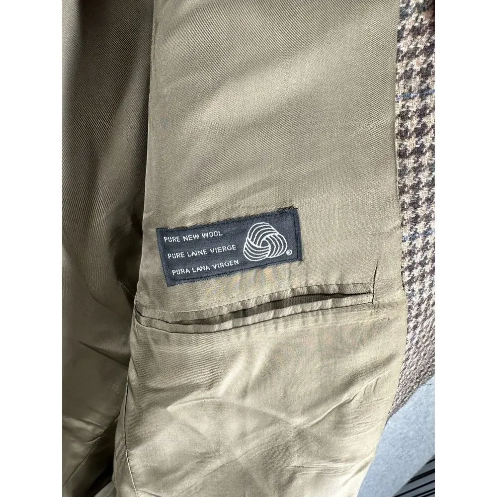 Polo University Club By Ralph Lauren Men’s Jacket 44R Brown Early 00s - Picture 13 of 14